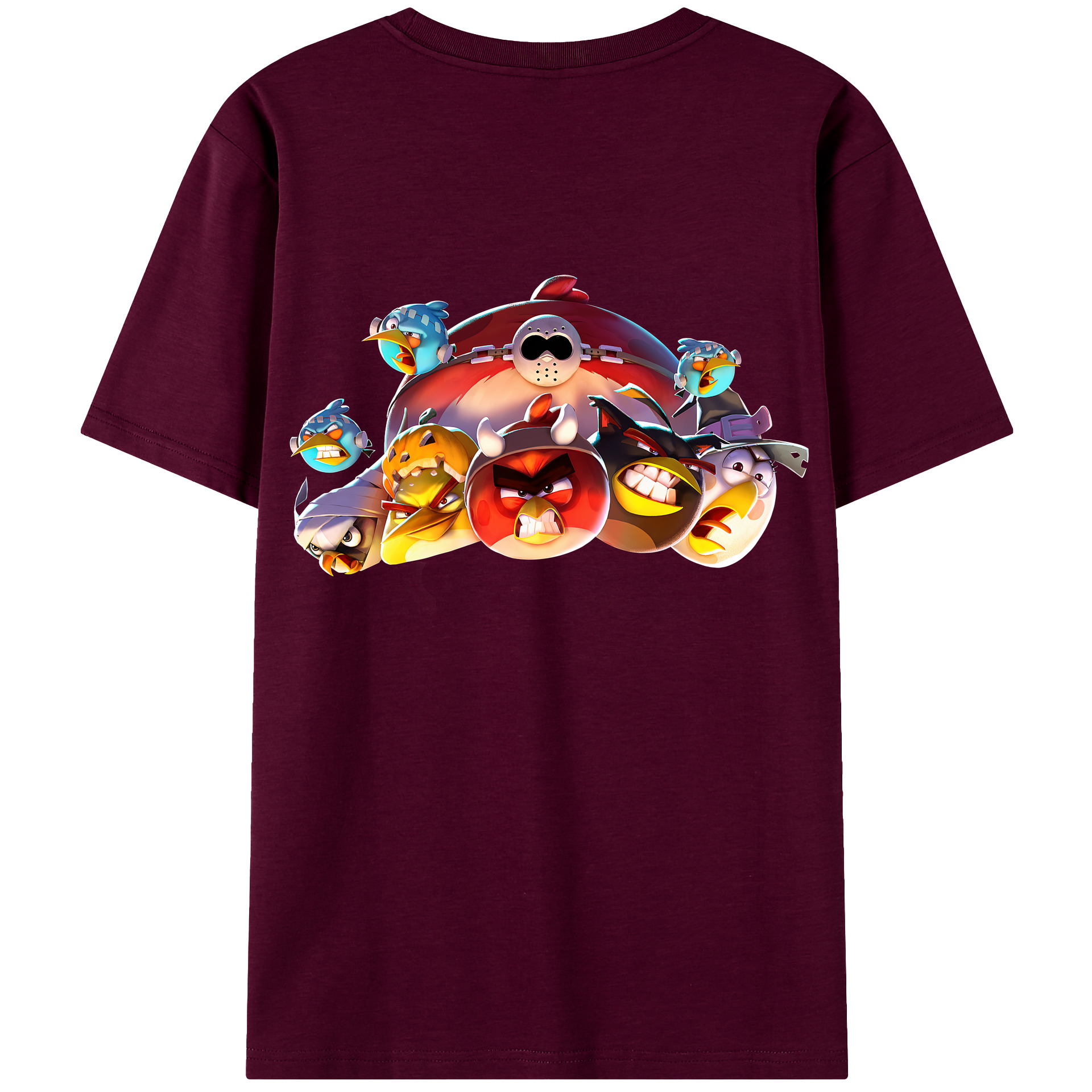（画像用） Angry Birds アングリーバード レディース半袖Tシャツ(バックプリント)